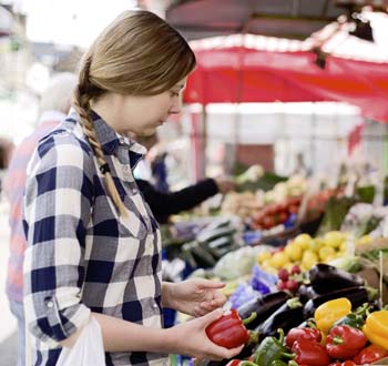 Woman shopping