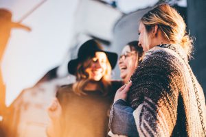 Group of friends laughing