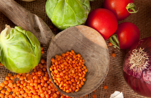 A selection of vegetables
